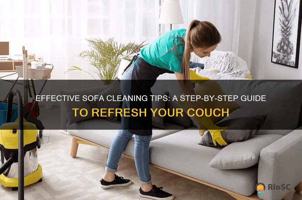 best way to clean a sofa