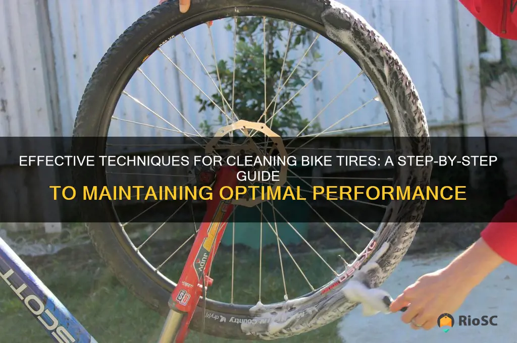 best way to clean bike tires