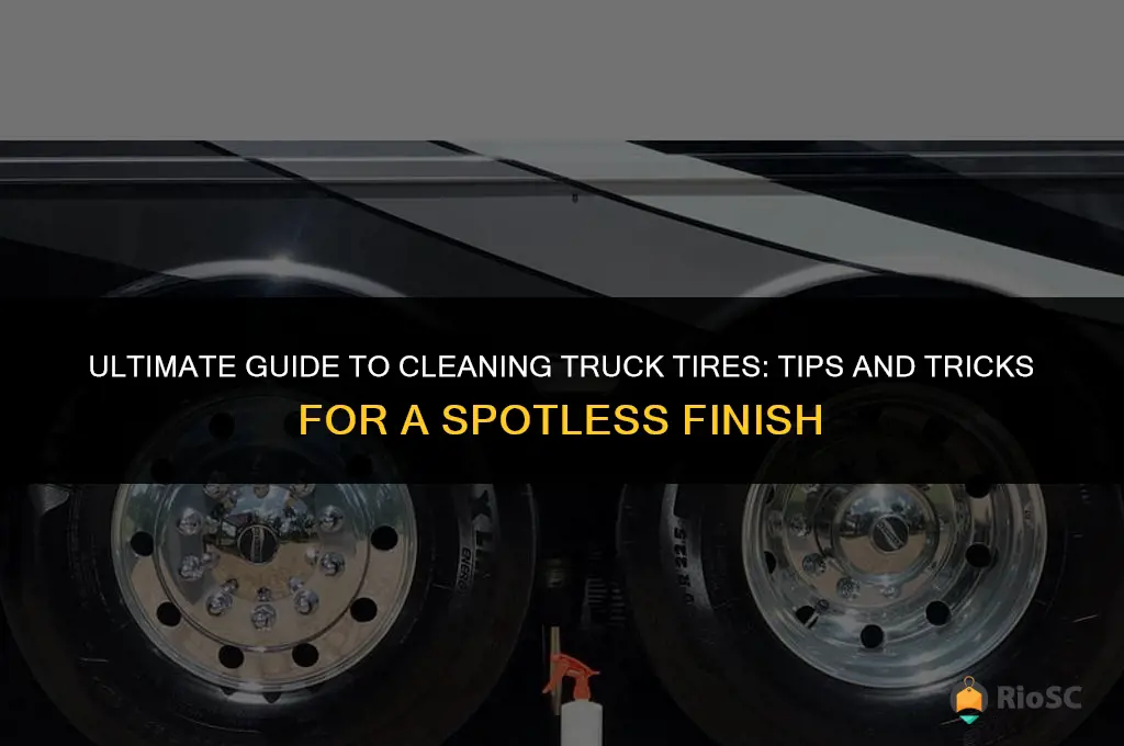 best way to clean truck tires