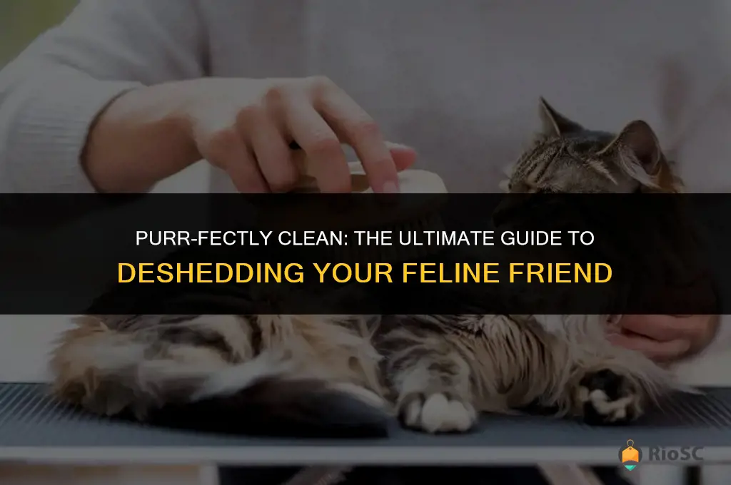best way to deshed a cat