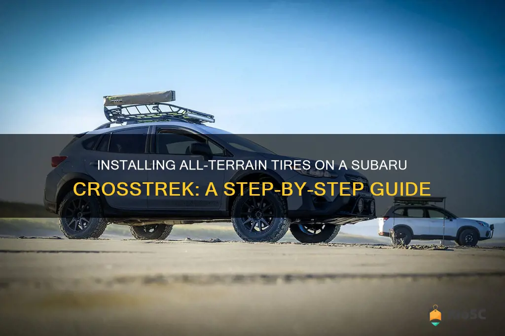 best way to install all terrain tires on subaru crosstrek