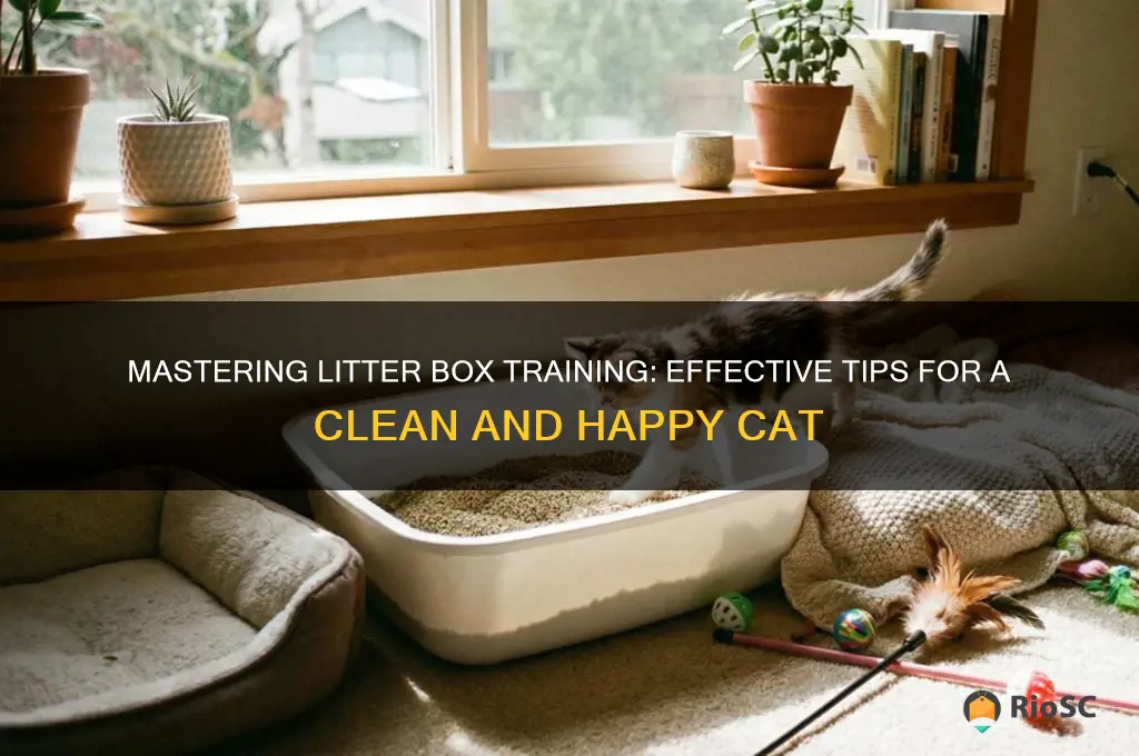best way to litter box train a cat