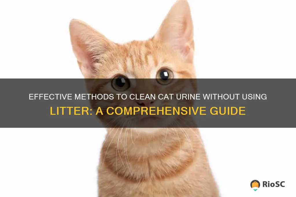 best way to pick up cat urine without litter