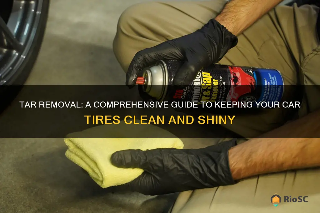 best way to remove tar from car tires