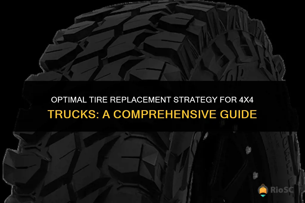best way to replace 2 tires on a 4x4 truck