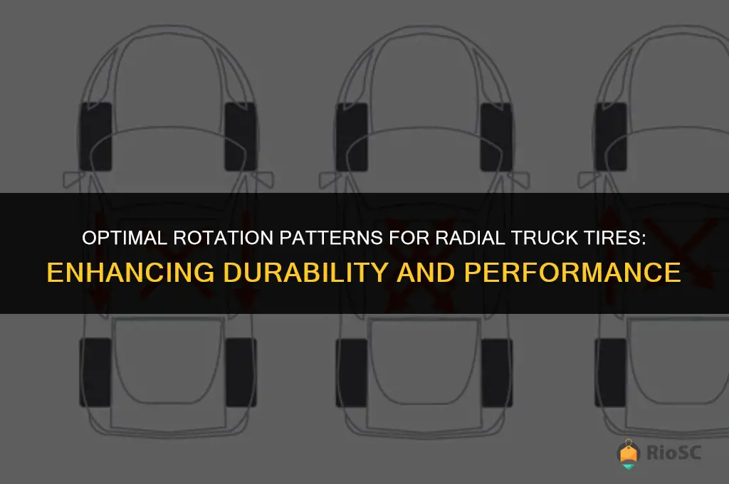 best way to rotate radial truck tires