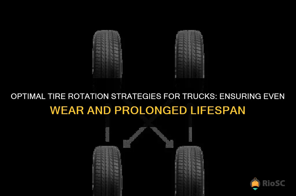 best way to rotate tires on a truck