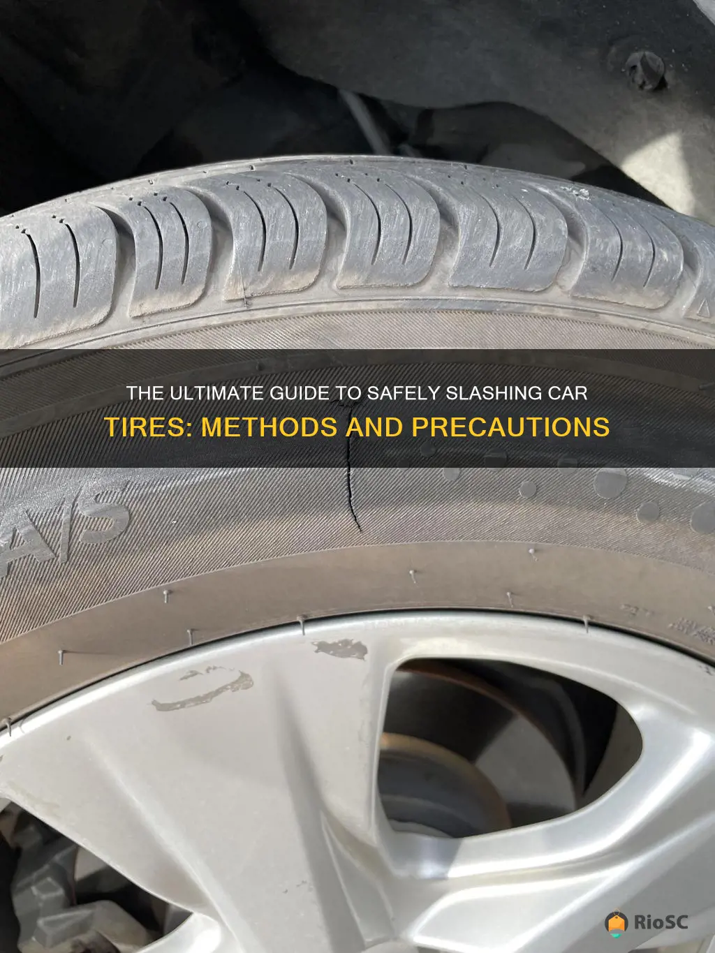 best way to slash car tires