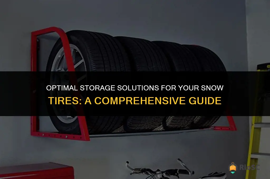 best way to store snow tires