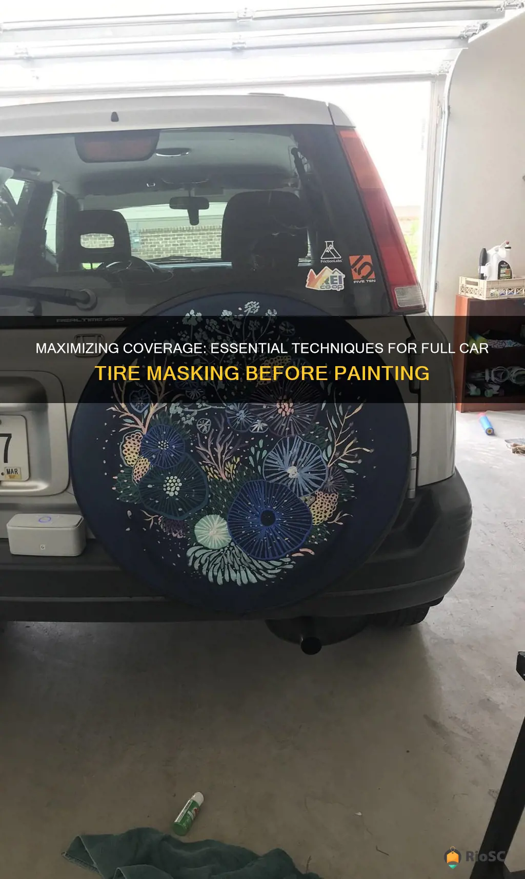 best ways to cover tires for full car painting