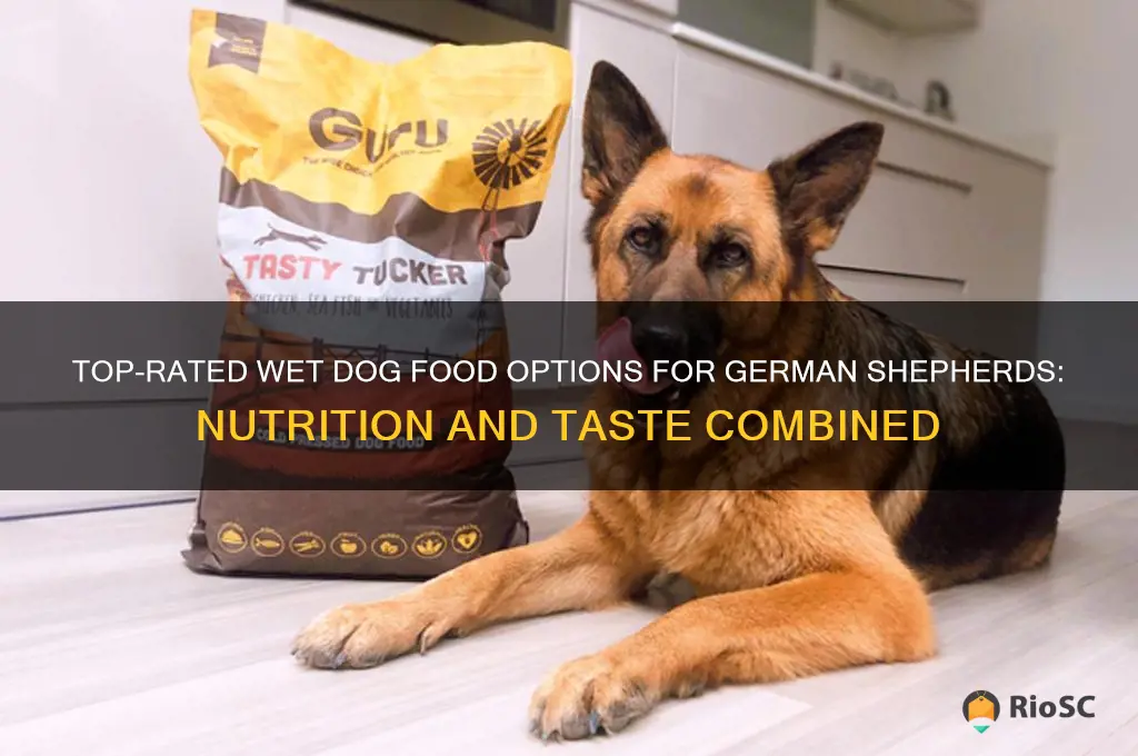 best wet dog food for german shepherds