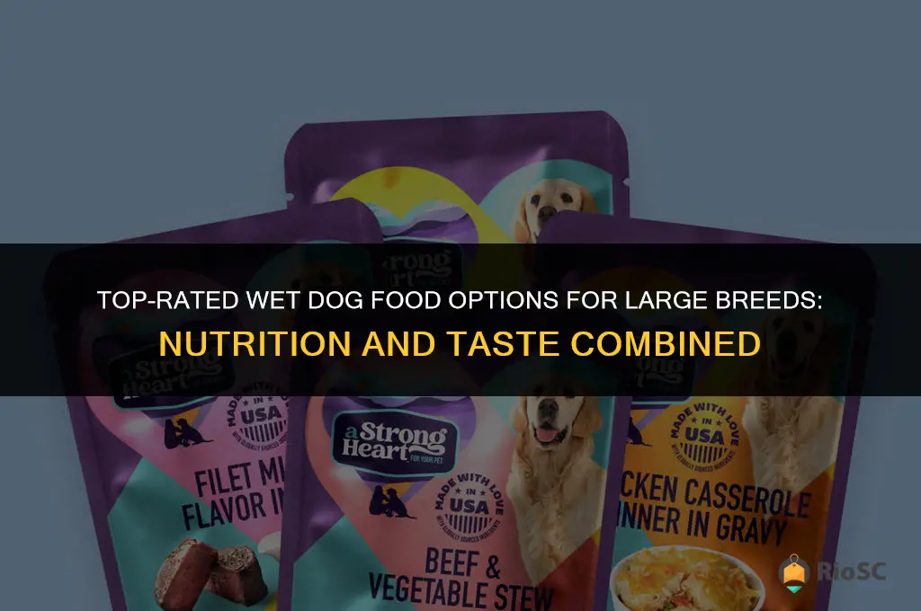 best wet dog food for large breeds
