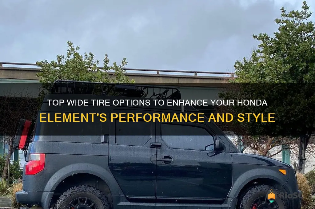 best wide tires for a honda element