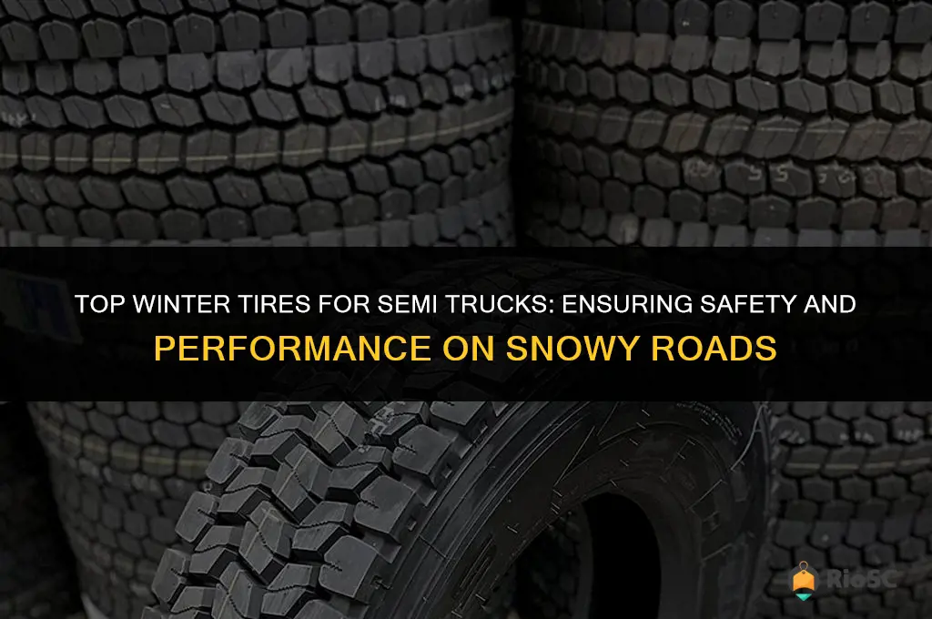 best winter tires for semi trucks