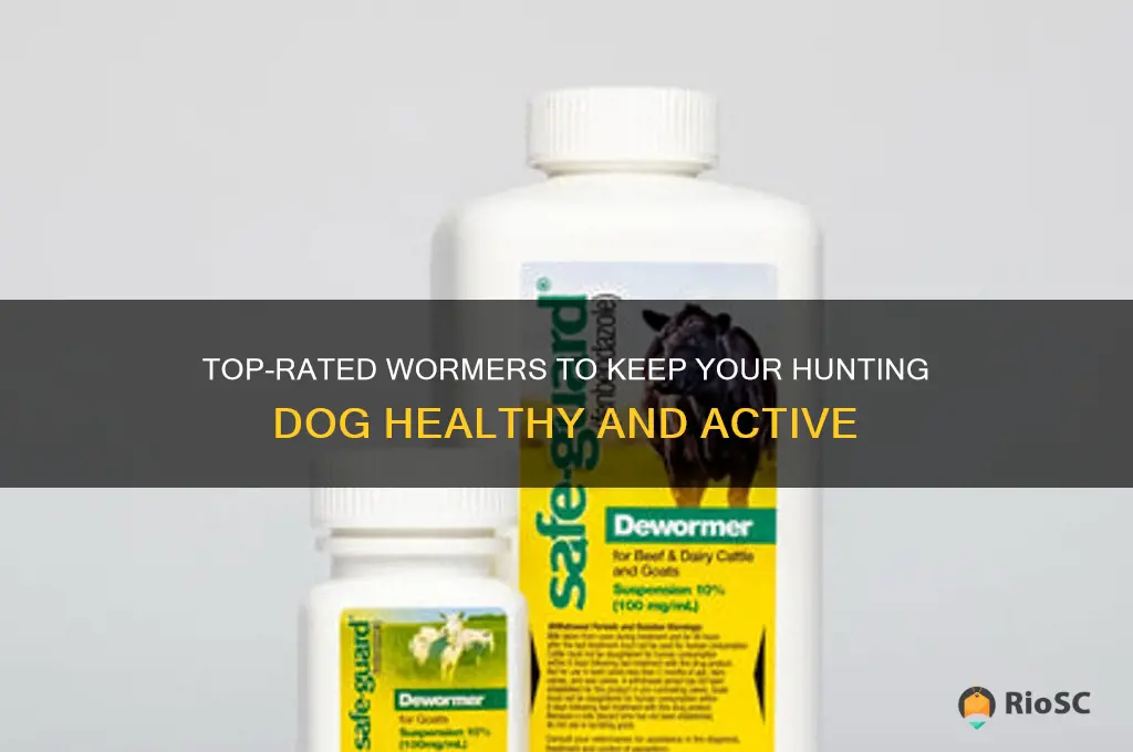 best wormer for hunting dog
