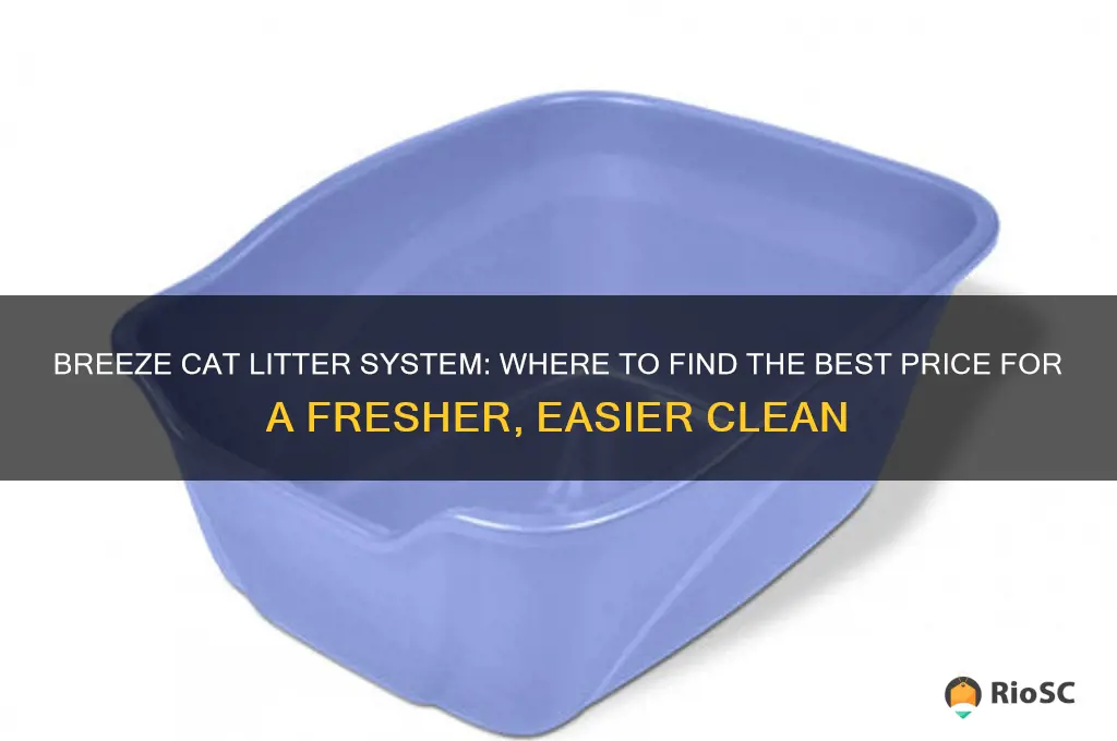 breeze cat litter system best price