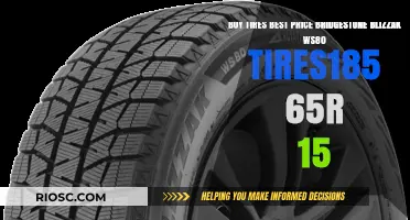 Get the Best Deal: Bridgestone Blizzak WS80 185/65R15 Tires at Unbeatable Prices