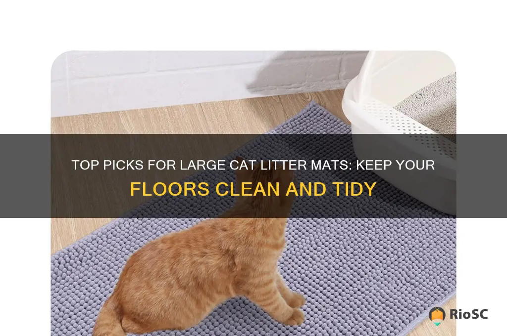 cat best litter mat large