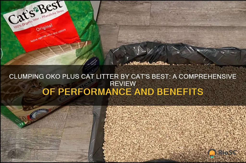 clumping oko plus cat litter by cat