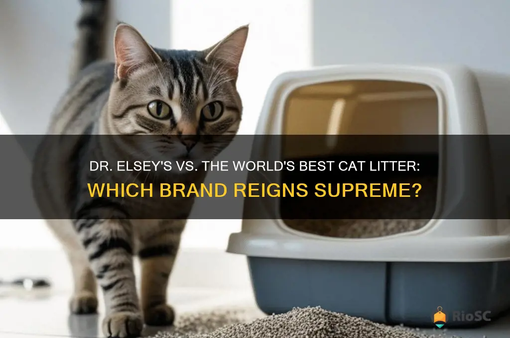 compare dr elseys to worlds best cat litter