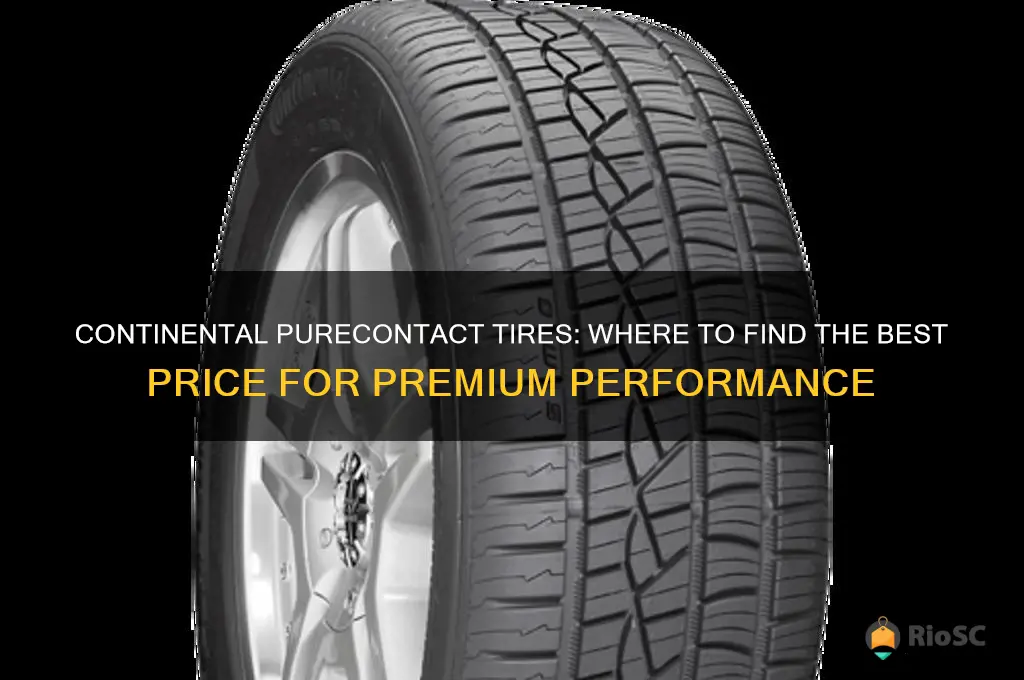 continental purecontact tires best price