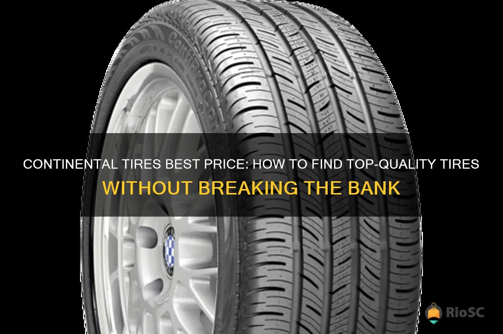 continental tires best price