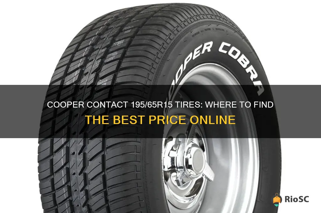 cooper contact 195 65r15 tires best price