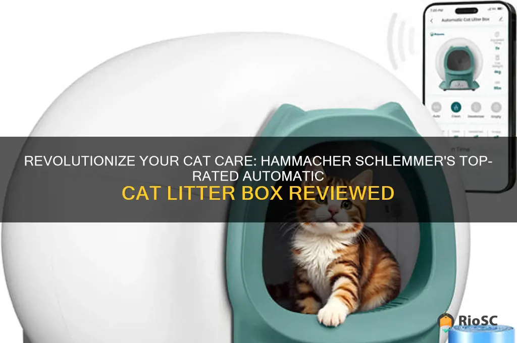 hammacher schlemmer the best automatic cat litter box