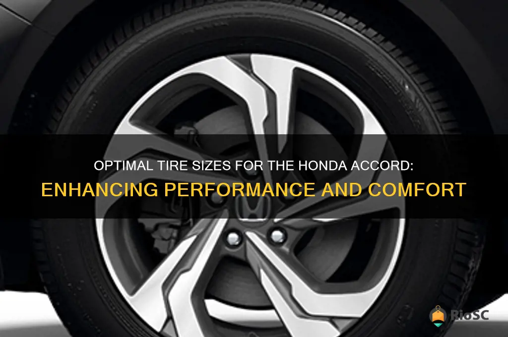 honda accord best size tires