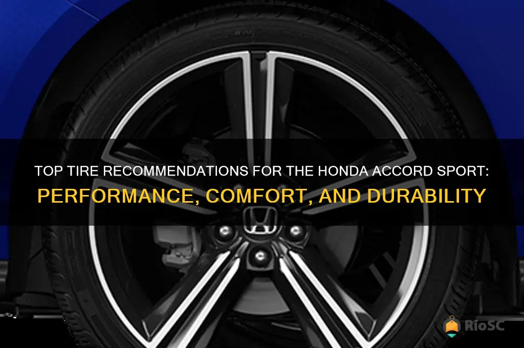 honda accord sport best tires