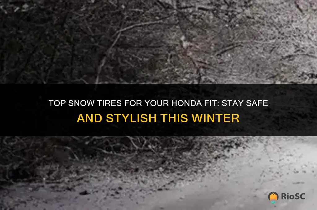honda fit best snow tires