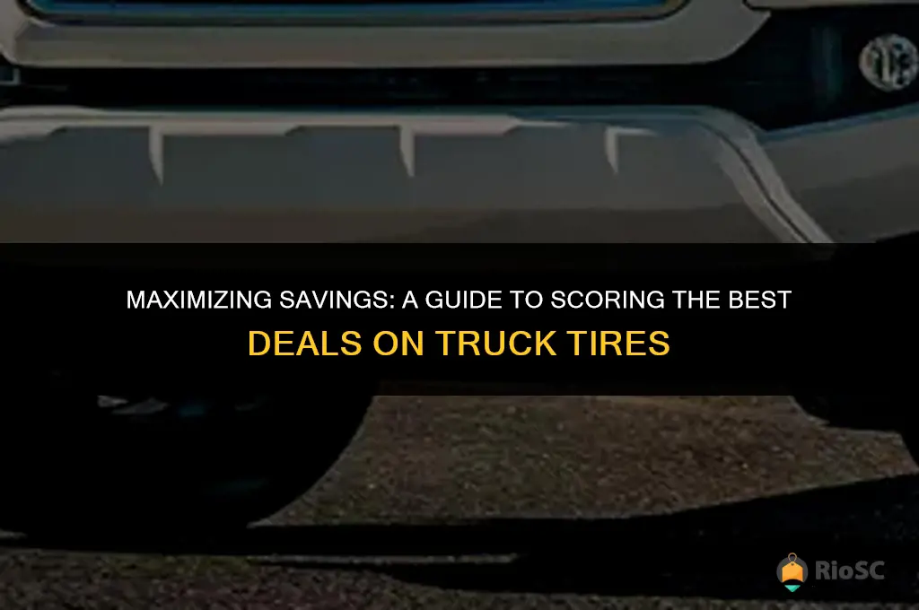 how to get the best deal on truck tires