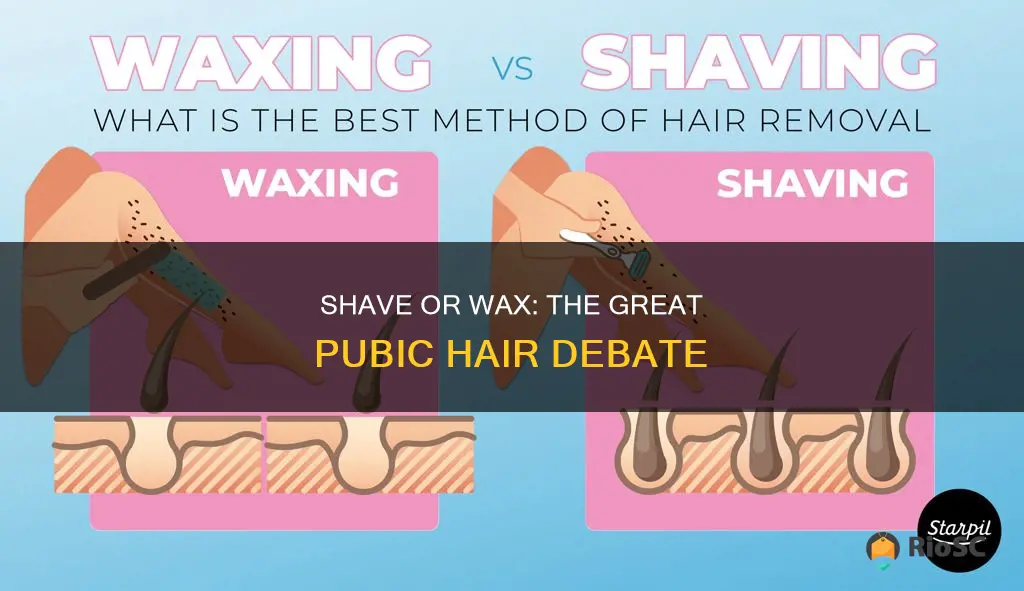 is it best to shave or wax pubic hair