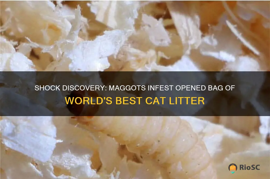 maggots found in opened bag of world