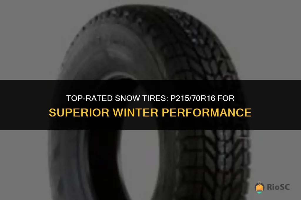 p215 70r16 best snow tires
