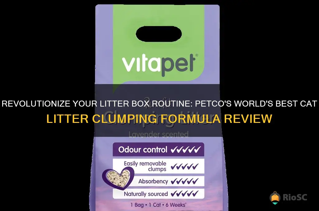 petco worlds best cat litter clumping formula