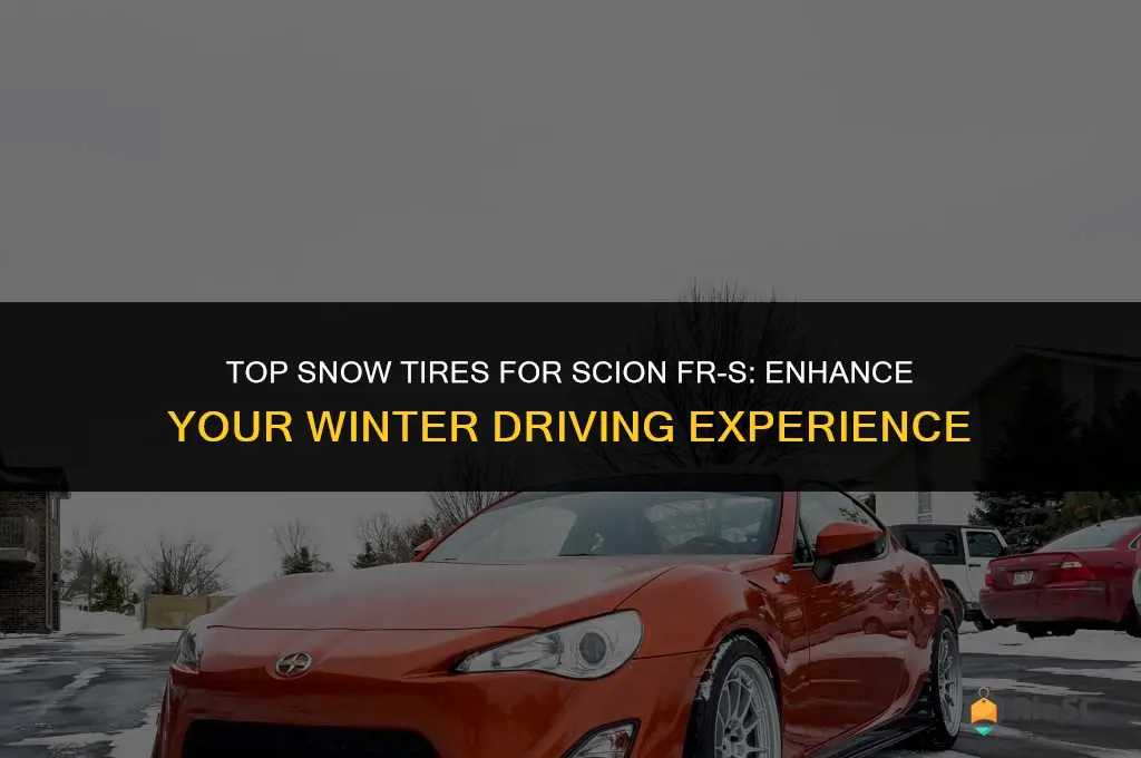 scion frs best snow tires