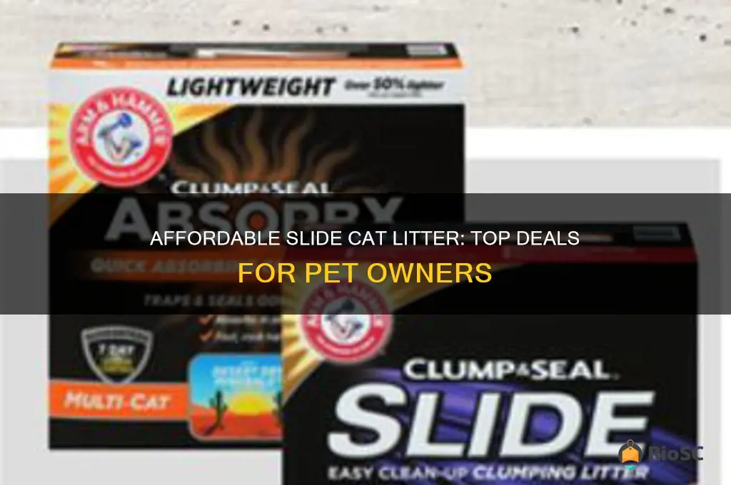 slide cat litter best price