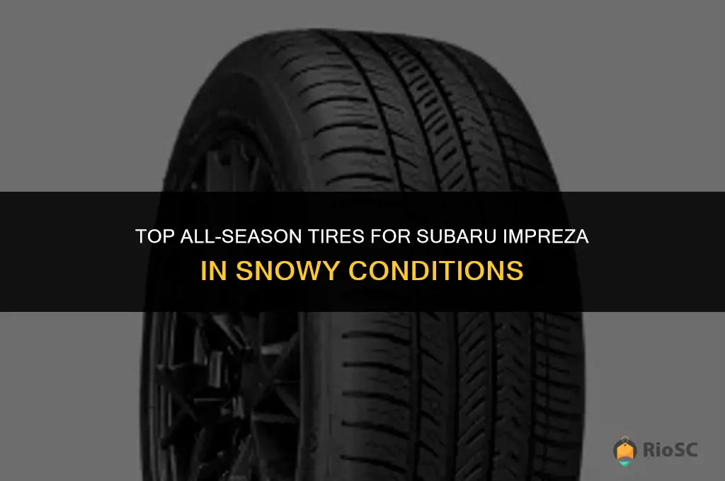 subaru impreza best all season tires for snow