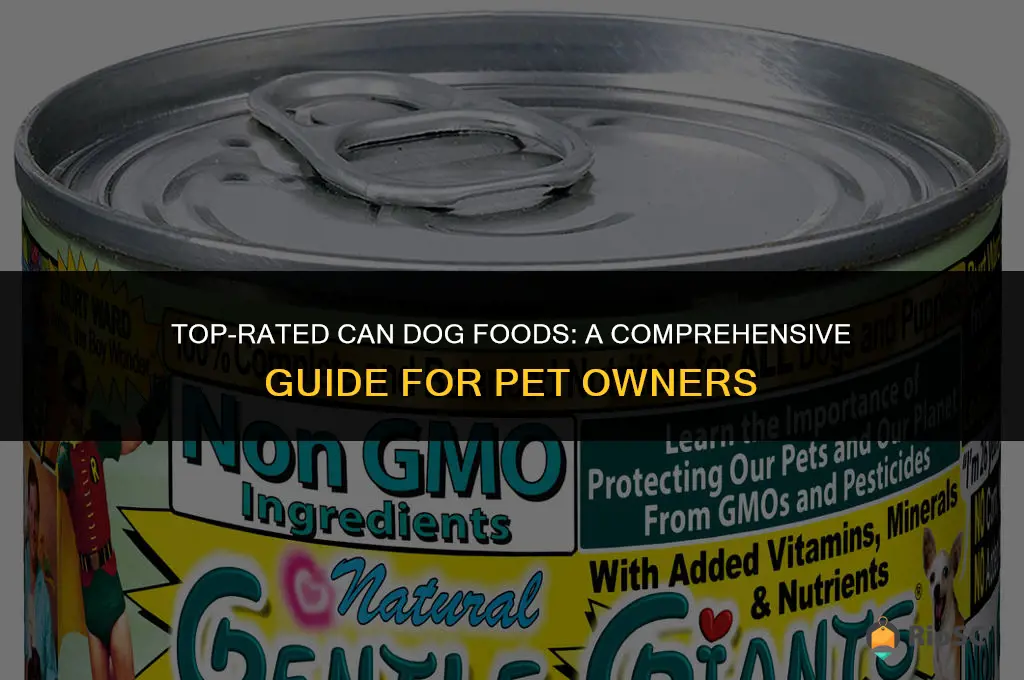 the best can dog food