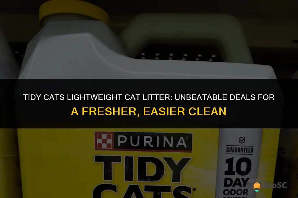 tidy cats light weight cat litter best deal