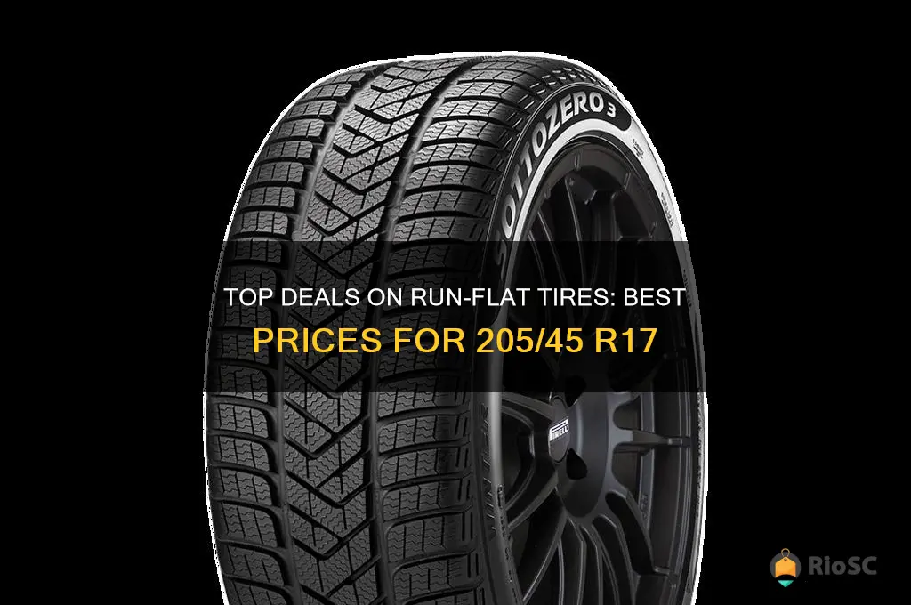 tires best price run flat 205 45 17