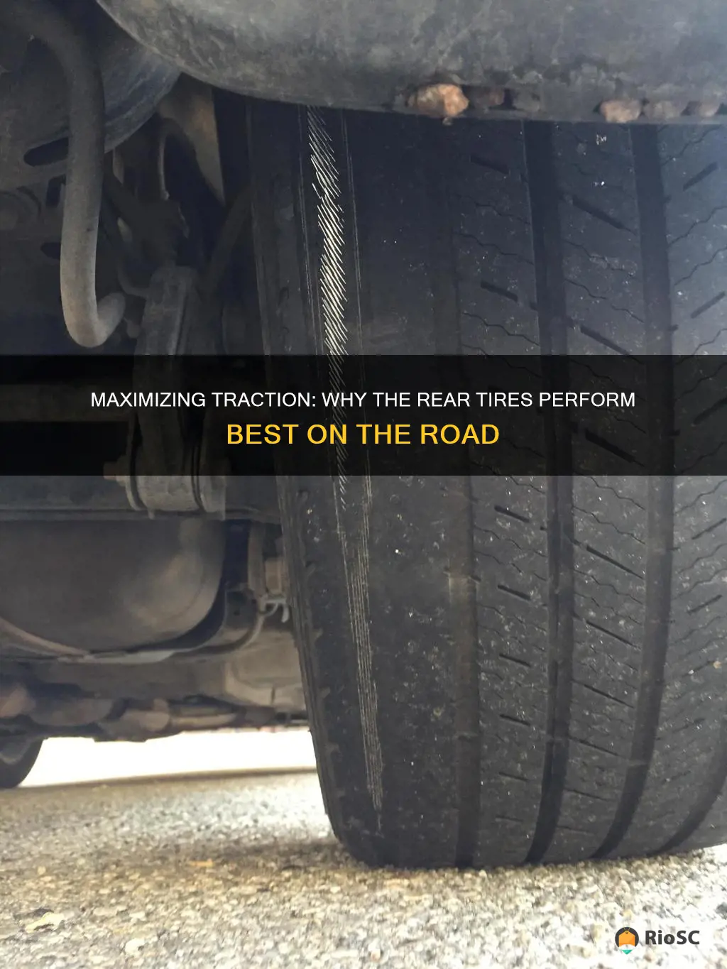 tires tread best on rear of car