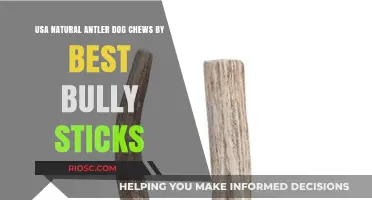 USA Natural Antler Dog Chews: Premium, Long-Lasting Treats by Best Bully Sticks
