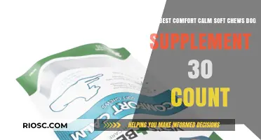 Vet's Best Comfort Calm Soft Chews: A 30-Count Dog Supplement for Anxiety Relief and Relaxation