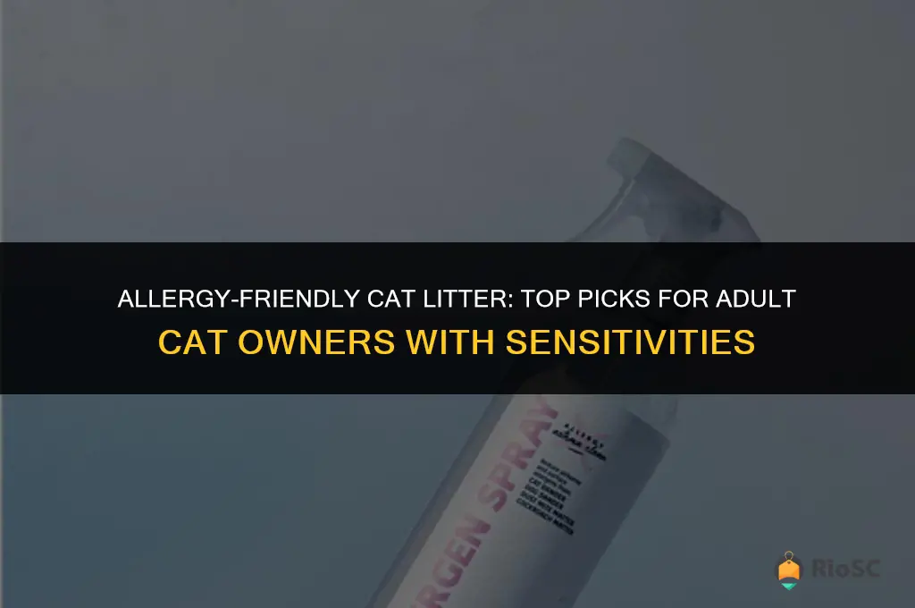 wha is best cat litter with adult allergies
