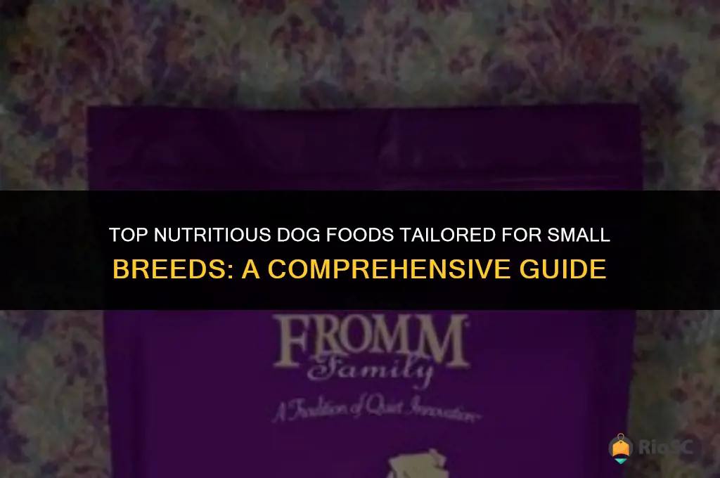 what are the best dog foods for small dogs