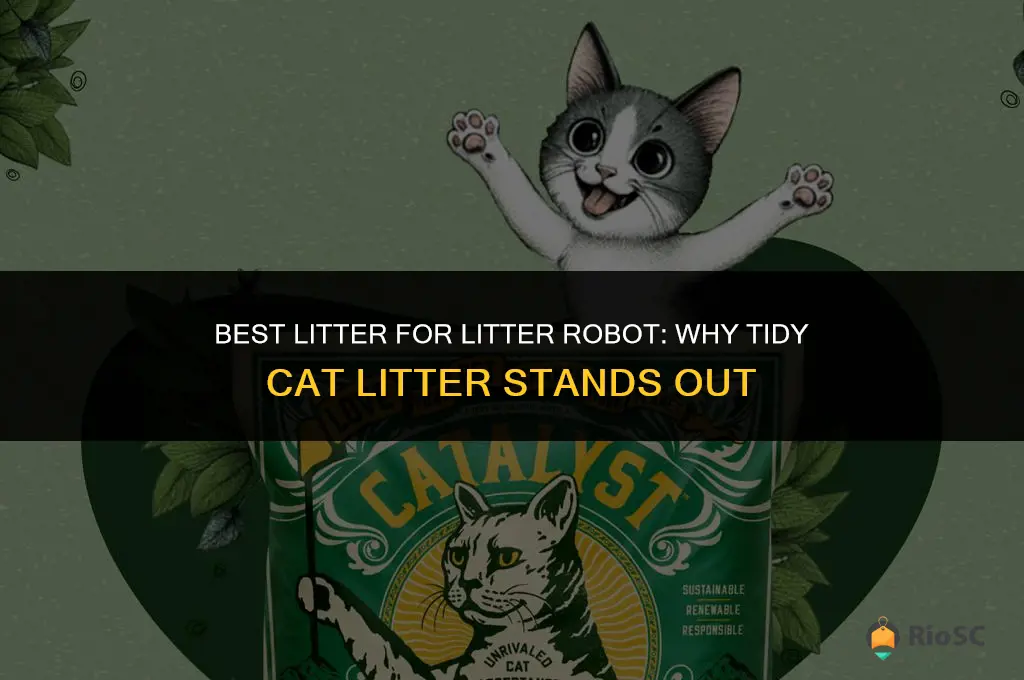 what litter works best with litter robot tidy cat litter