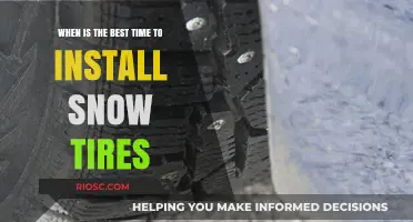 Winterizing Your Ride: The Optimal Time to Install Snow Tires