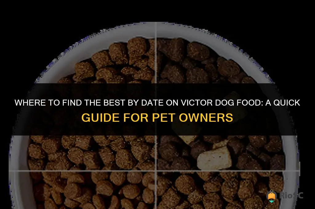 where is the best by date on victor dog food